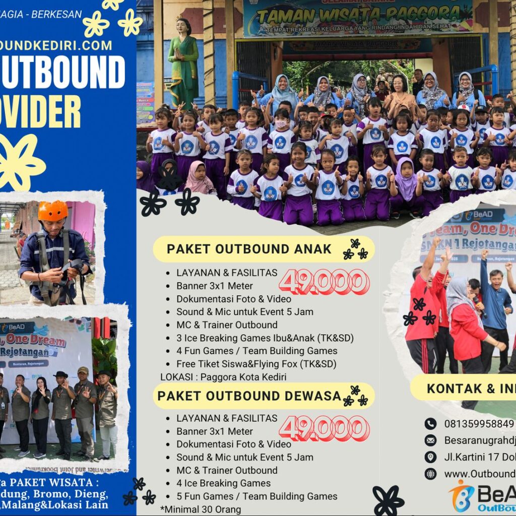 Outbound Kediri – Petualangan Seru di Taman Wisata Paccora
